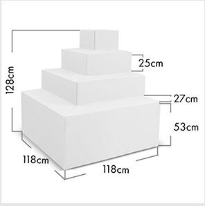 TrendStone Ecktreppe Smart 4-Stufig