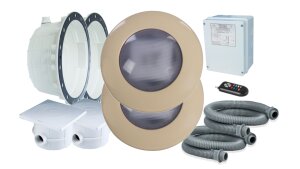 LED Lichtset Komplettset RGB Farblicht inkl. Fernbedienung