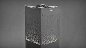 Tylö Crown Combi Elite 6 - 10 kW Saunaofen mit Saunasteuerung Elite Cloud grau