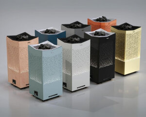 Tylö Crown Elite 6 - 10 kW Saunaofen mit Saunasteuerung Elite Cloud grau