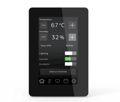 Tylö Elite Cloud Saunasteuerung für Sauna + Dampfsaunabetrieb Tylarium WiFi