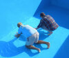 MTH Schwimmbadfolie Achtformbecken Höhe 1,50m Folienstärke 0,8mm blau