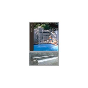 Edelstahl V2A Wasserfall CASCADE 500 mm