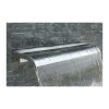 Edelstahl V2A Wasserfall CASCADE 500 mm mit RGB- Beleuchtung