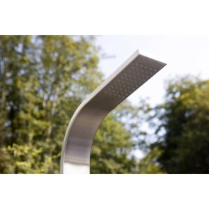 Ideal Eichenwald Dusche Ibiza WPC mit Fußbetätigung