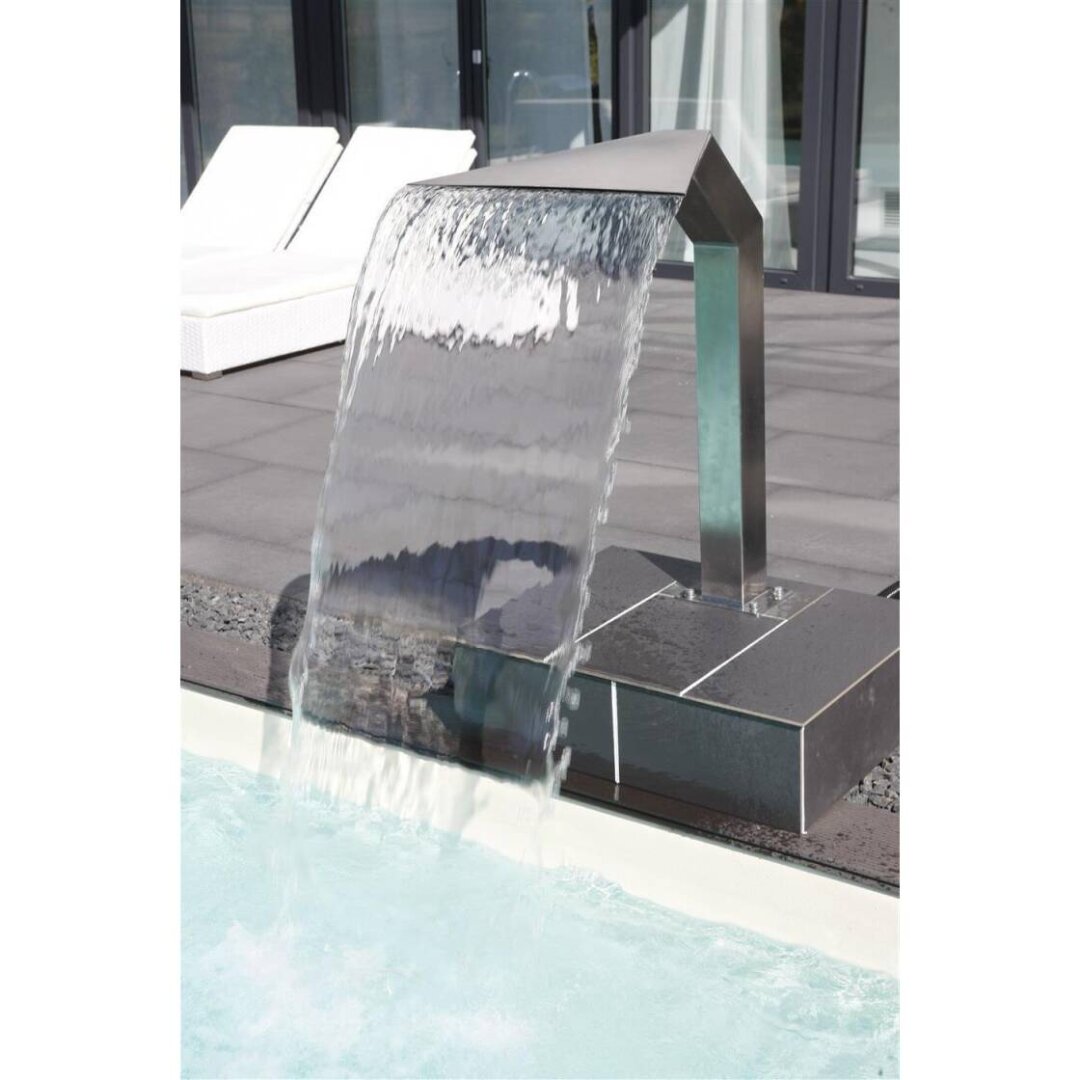 IDEAL Schwalldusche Arizona V4A | schmale gerade | eckige Form