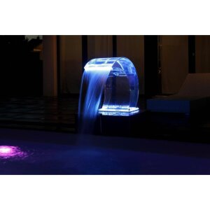 Ideal Eichenwald Schwalldusche Tropic LED Acrylglas | zum Aufdübeln oder einbetonieren
