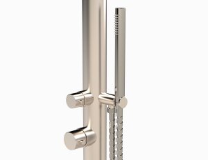 Ideal Eichenwald Kalt- & Warmwasser Gartendusche Sylt