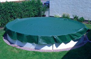 PEB Winterabdeckplane 180 g/m² für Ovalbecken