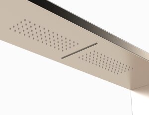 Ideal Eichenwald Warmwasserdusche Samoa Edelstahl