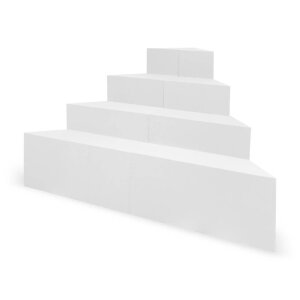 TrendStone Ecktreppe Oblique 169 x 169 cm | H 128 cm...