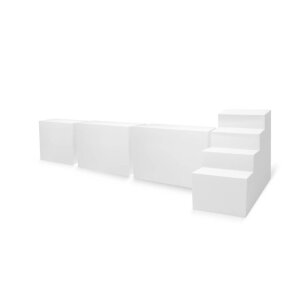 Schwimmbadtreppe TrendStone Ecktreppe Variofit 118 x 78...
