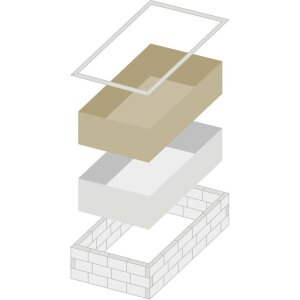 TrendStone Styroporpool Schwimmbecken Komplettpaket inkl. Pooltechnik 600 x 300 x 150 cm Verschiedene Ausführungen