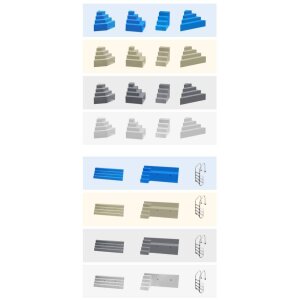 TrendStone Styroporpool Schwimmbecken Komplettpaket inkl. Pooltechnik 600 x 300 x 150 cm Verschiedene Ausführungen