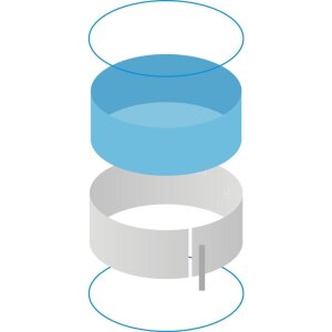 Rundbecken IBIZA SET | EASY CHANGE Handlauf | versch. Ausführungen