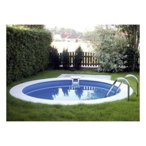 Rundbecken SPLASH SET | Innenhülle 0,5 mm | Blau | versch. Ausführungen