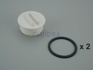 Astralpool Skimmer 17.5 Blindstopfen und O-Ring