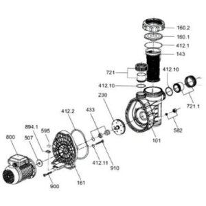 Speck Gleitringdichtung 14 mm Teil Nr. 433