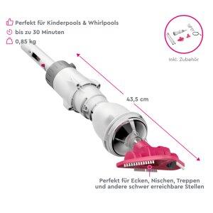 BWT Akku Poolsauger BC02 für kleinere Becken und Whirlpools