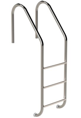 Ideal Eichenwald Schwimmbad Leiter  Modell 05 MARINA 2-5 Stufig V4A Edelstahl