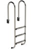 Schwimmbad Tiefbeckenleiter Ideal Eichenwald 2-5 Stufig Edelstahl Modell 55