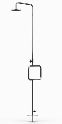 Ideal Eichenwald Gartendusche Pacific Edelstahl Modell 70