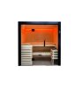 Sentiotec Massiv Holz Sauna Family Large aus Fichte