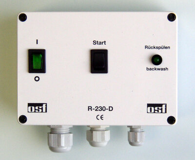 OSF Rückspülsteuerung R-230-D für Stangenventile (druckabhängiges Rückspülen)