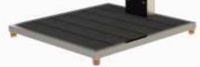 Ideal Eichenwald WPC Bodenplatte für Solarduschen Anthrazit