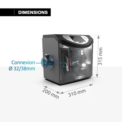 Poolex Aqualyser Salzelektrolyse mit Redoxsonde