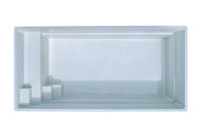 GFK Vinylester Fertigpool Atlantis 420 Komplettset (4,7 x 2,7 x 1,3 m) -  mit Technik und Montage