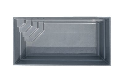 GFK Vinylester Fertigpool Avolon 500 Komplettset (5,0 x 3,0 x 1,45 m) - mit Technik und Montage