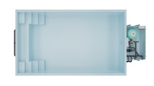 Polyprophylen (PP) Fertigpool Paradise Beach 600...