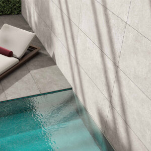 Keramik Beckenrandstein Maranello Eckstein Außenecke (Set 2 Stk. 45°) 60x29,5x2 cm