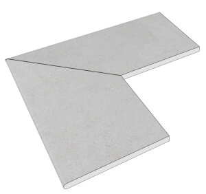 Keramik Beckenrandstein Maranello Eckstein Außenecke (Set 2 Stk. 45°) 60x29,5x2 cm