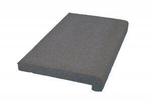 Beckenrandstein Athen Ovales Komplettset Antrazit Black 3,5 x 6,2 m