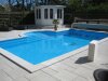 Beckenrandstein Athen Ovales Komplettset Antrazit Black 3,5 x 6,2 m