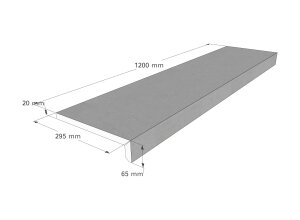 Beckenrandsteine L-Profil Exclusive Sizes Gerade 120 x...