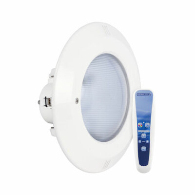 Astralpool LumiPlus Essential PAR56 Leuchte LED 12V Beton und Folienbecken PAR 56 RGB LED + RC 1100 22W 1100lm