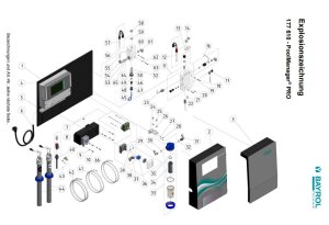 BAYROL Eck-Ventil 1/8" D6 - R 1/8"