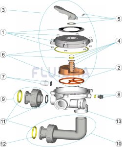 Astral Sterndichtung mit Druckteller Dichtungen 1...