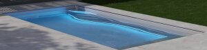 Graphen Einbaupool 5,4 x 3,48 m mit LED – Premium...