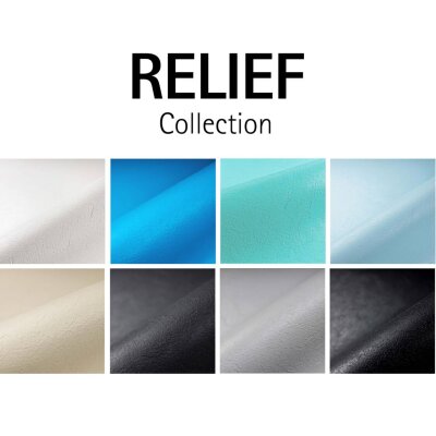 Renolit Alkorplan Schwimmbadfolie Relief 1,8 mm Stärke Zuschnitt 1,65m Breite 1 m Länge Hellblau