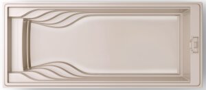 Designer Fertigpool 8,8 x 3,8 m mit LED &...