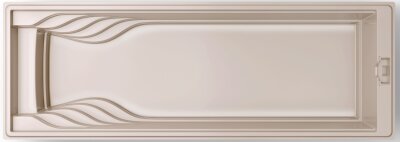 Designer Fertigpool 10,8 x 3,8 m mit LED & Graphen-Technologie – Premium Einbaupool Waterrows Organic Double 108