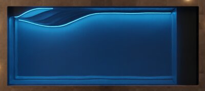 Designer Fertigpool 11,7 x 2,9 m mit LED & Graphen-Technologie – Premium Einbaupool Waterrows Organic Swimmer 117