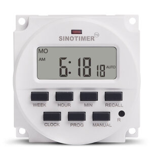 SINOTIMER TM618N Programmierbarer Timer-Schalter – 220V / 230V AC