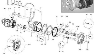 Speck Pumpe BADU 21-60/45 GT 27° 400 V