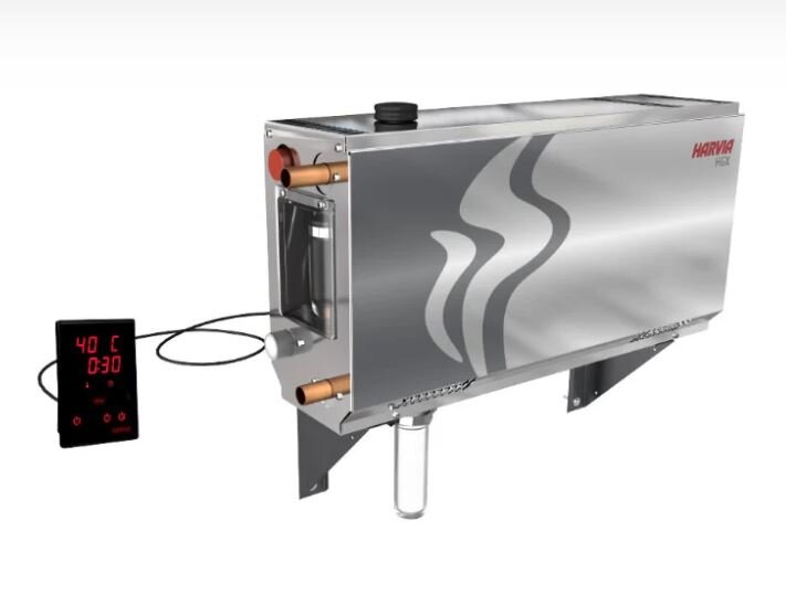 Harvia Dampfgenerator EE HGX mit Xenio WiFi Bedienteil HGX90XW 9,0 kW
