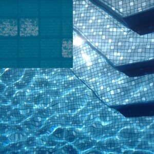 Elbtal Elbe Pool Surface SBGD 160 bedruckt 1,6 mm 1,65m x 25m 41,25 m²  Rolle black peral